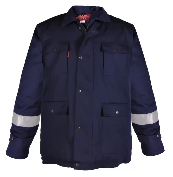 Flame and acid insulated winter jackets